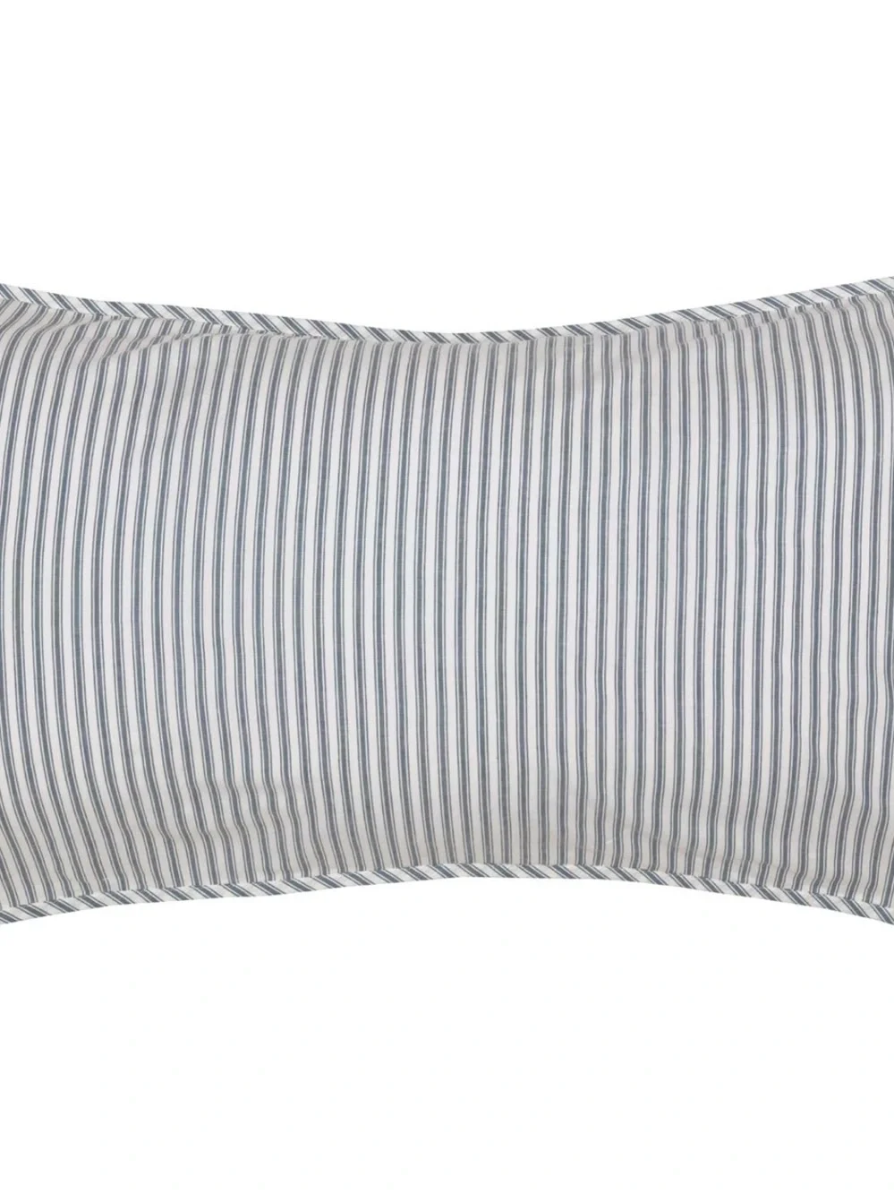 Sawyer Mill Blue Ticking Stripe King Sham 21 x 37